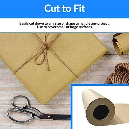 Reli. Kraft Paper Roll | 17.5" x 350 Feet - Jumbo Roll | Made in USA | Brown Craft Paper/Wrapping Paper | Plain Kraft Packing Paper for Shipping, Moving, Arts/Crafts, Table Cover | Bulk in Saudi Arabia