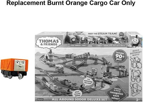Replacement Parts for Thomas The Train - GRF01 ~ Thomas & Friends All Around Sodor Deluxe ~ Replacement Burnt Orange Cargo Car in Saudi Arabia