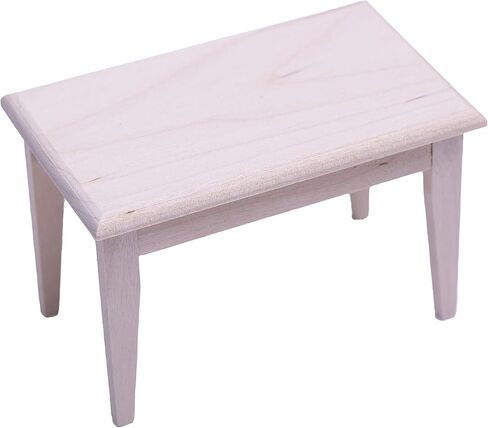 أثاث وإكسسوارات بيت الدمى المصغر Taponukea مقاس 1 12 أثاث مصغر لبيت الدمى الخشبي مجموعة زجاجات كرسي طاولة الطعام (مجموعة كرسي الطاولة + أكواب) in Kuwait