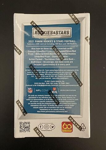 2021 Panini Rookies & Stars Football Cereal Box in Saudi Arabia