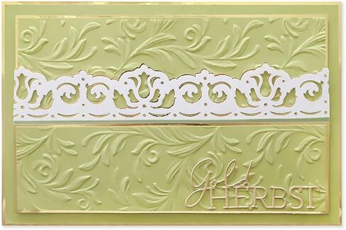 Bira Deep Edger Border Craft Punch for Scrapbooking Cards Arts (Tulip) in Saudi Arabia