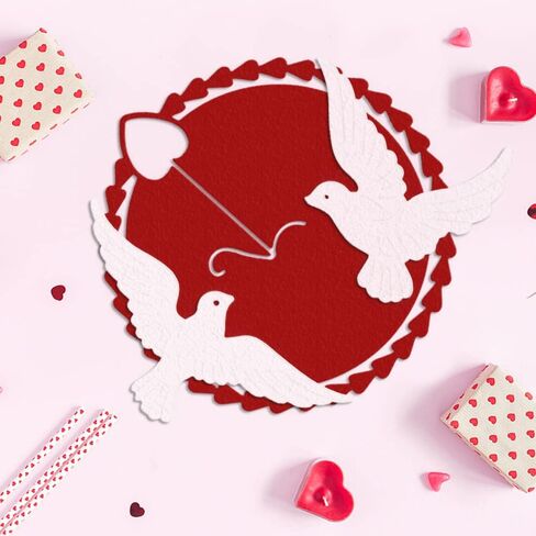 Bicycle Metal Cutting Dies, Bike Balloon Valentine Arrow Flower Background Dies Cuts for Card Making Templates Embossing Mould DIY Stencils Scrapbooking Album Paper Craft Card Decor in Saudi Arabia