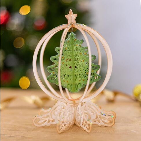 DDeehs Christmas Crystal Ball Metal Die Cuts ,Christmas Tree Star Card Cutting Dies Cut Stencils DIY Scrapbooking Album Embossing Paper Card Art Craft Card Making in Saudi Arabia