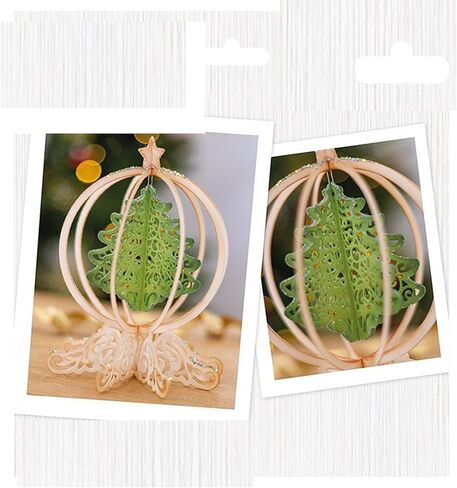 DDeehs Christmas Crystal Ball Metal Die Cuts ,Christmas Tree Star Card Cutting Dies Cut Stencils DIY Scrapbooking Album Embossing Paper Card Art Craft Card Making in Saudi Arabia