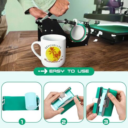 3 عبوات من مشابك الاكواب من السيليكون، بوبيسيلر 3D التسامي غلاف كوب سيليكون 11 اونصة 12 اونصة 15 اونصة قالب كوب المشبك لتثبيت الاكواب لطباعة الاكواب التسامي الة نقل الحرارة in Kuwait