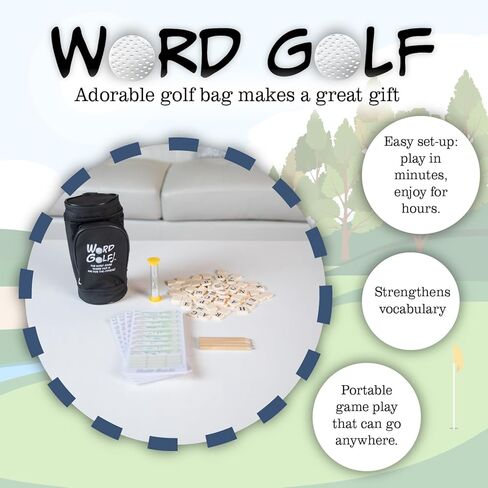 Continuum Games Word Golf لعبة الكلمات التي تتناسب مع الدورة التدريبية للأصدقاء والعائلة من لاعبين فما فوق من عمر 8 سنوات فما فوق in Kuwait