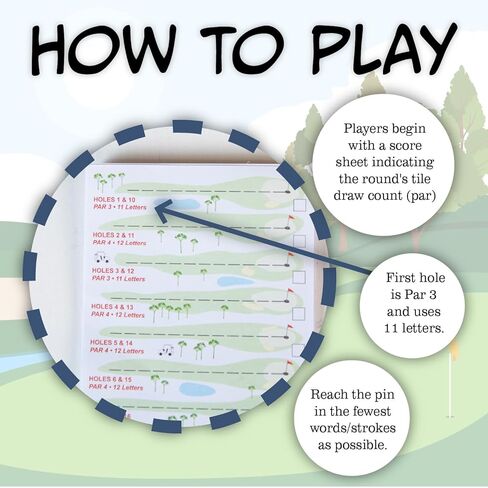Continuum Games Word Golf لعبة الكلمات التي تتناسب مع الدورة التدريبية للأصدقاء والعائلة من لاعبين فما فوق من عمر 8 سنوات فما فوق in Kuwait