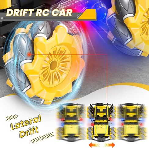 YOTOY Remote Control Car Toys for 6 7 8 9 10 Years Old Boys, Drift Stunt Remote Control Car, RC Cars for Boys Age 8-12, Stunt Car Remote Control, RC Stunt Car Toy, Drift Stunt Car, Drift RC Cars in Saudi Arabia