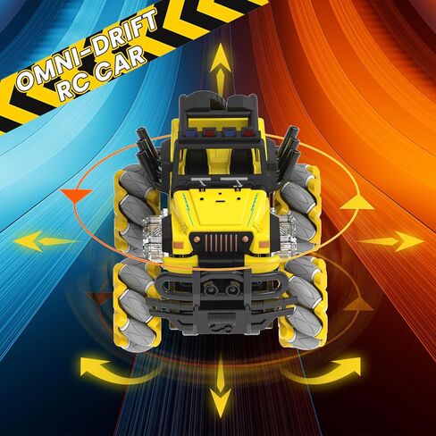 YOTOY Remote Control Car Toys for 6 7 8 9 10 Years Old Boys, Drift Stunt Remote Control Car, RC Cars for Boys Age 8-12, Stunt Car Remote Control, RC Stunt Car Toy, Drift Stunt Car, Drift RC Cars in Saudi Arabia