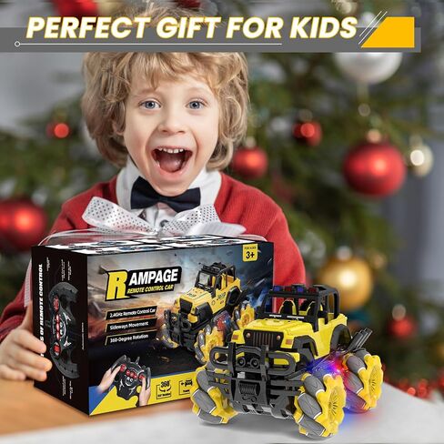 YOTOY Remote Control Car Toys for 6 7 8 9 10 Years Old Boys, Drift Stunt Remote Control Car, RC Cars for Boys Age 8-12, Stunt Car Remote Control, RC Stunt Car Toy, Drift Stunt Car, Drift RC Cars in Saudi Arabia