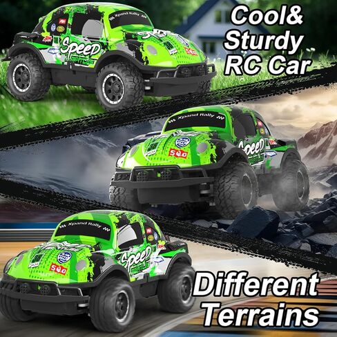 سيارة تحكم عن بعد، ألعاب سيارات سباق مضيئة بمقياس 1/24، سيارة RC للأطفال مع أضواء LED رائعة، ألعاب سيارات هواية RC هدايا عيد ميلاد لعمر 3 4 5 6 7 8 سنوات للأولاد والبنات in Kuwait