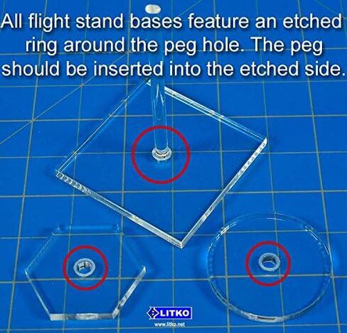 LITKO Mini Flight Stands, 1-inch Peg (10) in Saudi Arabia
