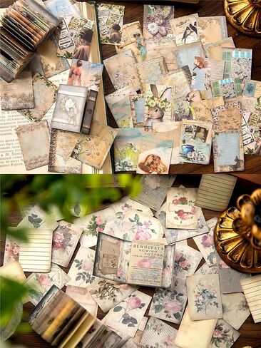 480 قطعة من لوازم سجل القصاصات الصغيرة، طوابع سجل القصاصات غير المرغوب فيه، ورق دفتر القصاصات العتيق، ورق ديكوبج، ملصقات مجلة غير المرغوب فيه، مجموعة ملصقات جمالية، ورق ملصق، مجلة الطبيعة in Kuwait