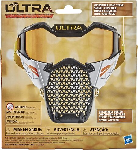 NERF Ultra Battle Mask - Adjustable Head Strap, Breathable Design - Wearable Face Shield Ultra Battlers in Saudi Arabia