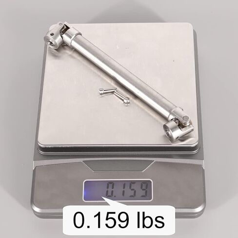 WEISHUJI Universal Stainless Steel Centre Drive Shaft, Stainless Steel Centre Drive Shaft, Stainless Steel Drive Shaft 140-250mm for Tamiya RC4WD D90 SCX10 SCX0016 Off-Road RC Crawlers Car in Kuwait