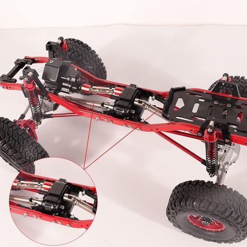 WEISHUJI Universal Stainless Steel Centre Drive Shaft, Stainless Steel Centre Drive Shaft, Stainless Steel Drive Shaft 140-250mm for Tamiya RC4WD D90 SCX10 SCX0016 Off-Road RC Crawlers Car in Kuwait