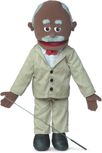 25" Pops, Black Grandfather, Full Body, Ventriloquist Style Puppet in Saudi Arabia