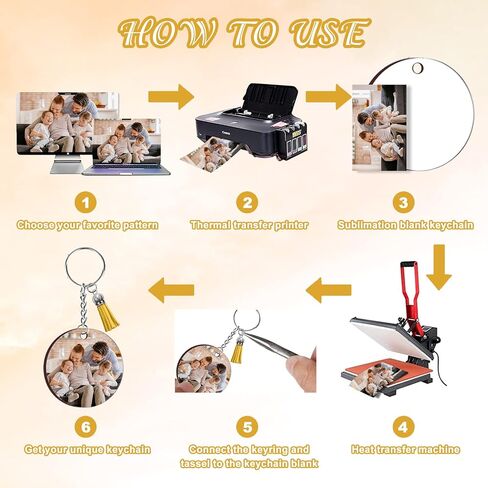 ZOCONE 250 Pcs Rectangle Sublimation Keychain Blanks Bulk, Sublimation Blanks Keychain 2.4in Heat Transfer Blank Keychains, Double Side Keychain with Tassels, Jump Rings, DIY Gift Ornament in Kuwait