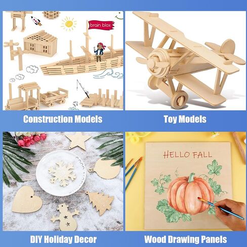 12 Pack Basswood Plywood Sheets 6 x 6 x 1/5 Inch-5 mm Thick Basswood Plywood Board Wood Squares Sheets Natural Unfinished Wood for Crafts, Painting, Model Making, Wood Burning and Laser Projects in Saudi Arabia