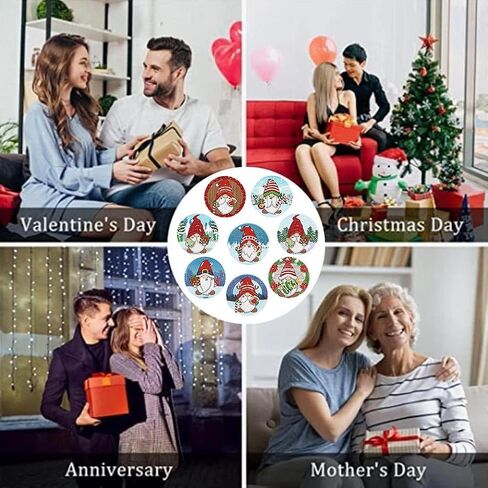 CAMOYAI عيد الميلاد الماس اللوحة الوقايات، التماثيل الماس مجموعات الفن للمبتدئين، 5D الحفر الكامل جوهرة الفن للهدايا وديكور جدار المنزل 12x16 بوصة in Kuwait