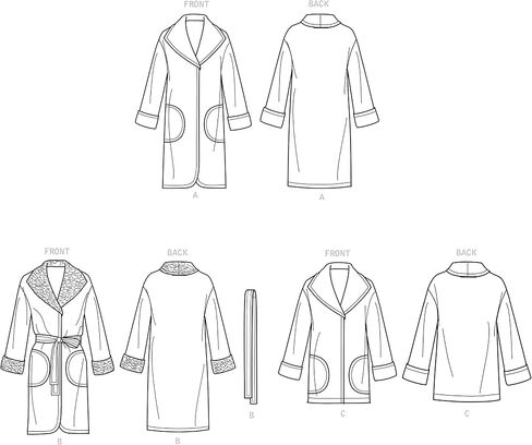 Simplicity (XXS-XS-S-M-L-XL-XXL) SS9187A Misses' Relaxed fit Jacket & Coat Have Shaped, Sleeve Pocket Detail Includes Fur Collar, Cuffs & Suede or Leather Belt in Saudi Arabia