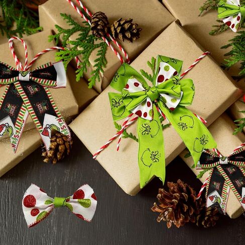 Buffalo Plaid Ribbons 3 Rolls 18 Yards Christmas Black and White Buffalo Checkered Ribbon Burlap Wired Edge Gingham Fabric Craft for DIY Bows Wrapping Wreath Xmas Tree Decoration in Kuwait