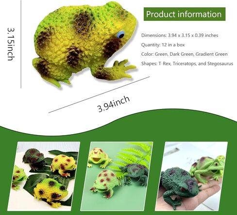 3 قطع لعبة الضفدع للضغط، ضفادع مطاطية خضراء، ألعاب تخفيف التوتر، ألعاب نكتة مبتكرة، كرات الضفدع الململة، لعبة إسفنجية للعب الحسي من أجل هدايا الحفلات، خدعة إبداعية وإطلاق ألعاب الضفدع in Kuwait