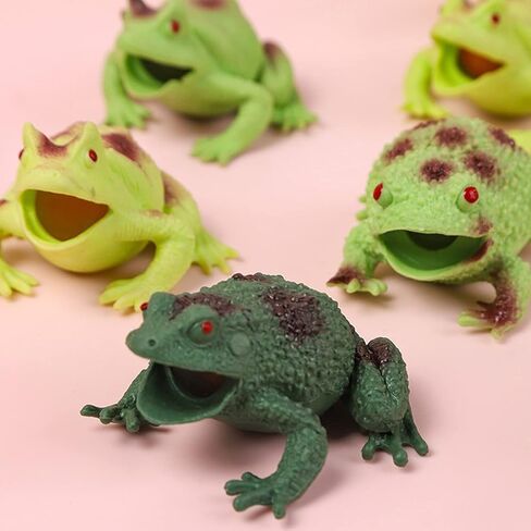 3 قطع لعبة الضفدع للضغط، ضفادع مطاطية خضراء، ألعاب تخفيف التوتر، ألعاب نكتة مبتكرة، كرات الضفدع الململة، لعبة إسفنجية للعب الحسي من أجل هدايا الحفلات، خدعة إبداعية وإطلاق ألعاب الضفدع in Kuwait
