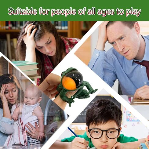 3 قطع لعبة الضفدع للضغط، ضفادع مطاطية خضراء، ألعاب تخفيف التوتر، ألعاب نكتة مبتكرة، كرات الضفدع الململة، لعبة إسفنجية للعب الحسي من أجل هدايا الحفلات، خدعة إبداعية وإطلاق ألعاب الضفدع in Kuwait