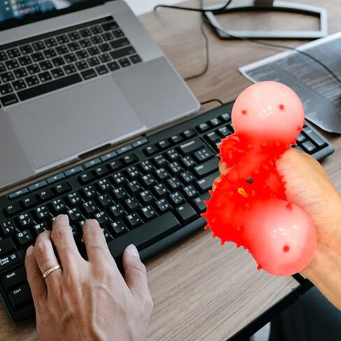 4 قطع من كرات الضغط على شكل صبار ألعاب سكويشيز فيدجيت كرات وردي أخضر أزرق أحمر سكويشيز ألعاب كروية لتخفيف التوتر للبالغين والأطفال وتخفيف القلق والكرات الحسية الضغط على الكرة in Kuwait