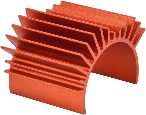 Brush Power Set, Durable 540 Brushed Motor with Cooling Fin + 45A Brushed ESC Set for 1/10 RC Buggy Truggy Truck(Orange) Model Car Accessories in Saudi Arabia