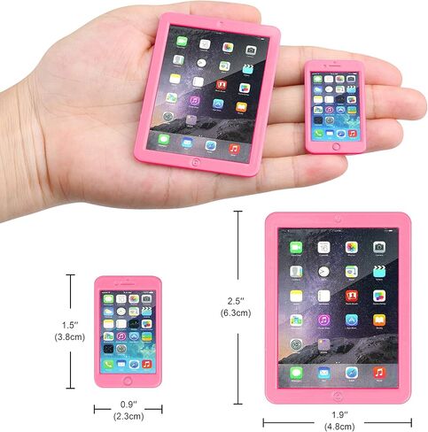 UNICORN ELEMENT 13 قطعة من ملابس الدمى للفتيات مقاس 18 بوصة وإكسسواراتها مجموعة ألعاب أمتعة السفر بما في ذلك حقيبة الألعاب والكاميرا والنظارات الشمسية والهاتف والكمبيوتر وجواز السفر وما إلى ذلك (بدون دمية) in Kuwait