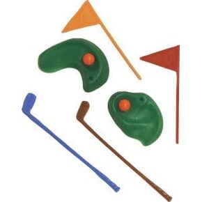 Cake Decorating Kit CupCake Decorating Kit (Hockey Player and Goal Set (6 Players and 2 Goals))