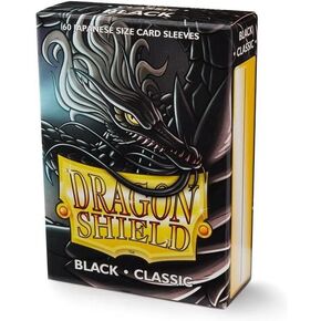 Arcane Tinmen Dragon Shield Japanese Size Card Sleeves – Black 60CT – Card Sleeves are Smooth & Tough – Compatible with Pokemon, Yugioh, and More,AT-10602 in Saudi Arabia