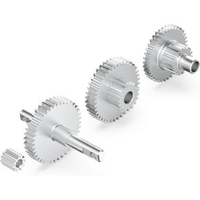 COOWOO Stainless Steel Transmission Gears Upgrade Parts for 1/18 TRX-4M RC Crawler Cars - Precision CNC Machined, Enhanced Durability, and Reliable Power Transfer, 9.7:1 in Saudi Arabia