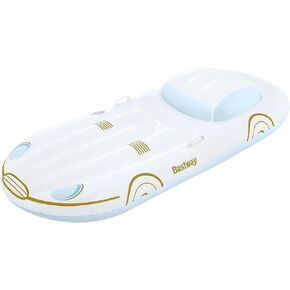 Bestway H2OGO! Deluxe Comfort Plush Pool Floats | Singe and Double Lounges and Loungers for Adults
