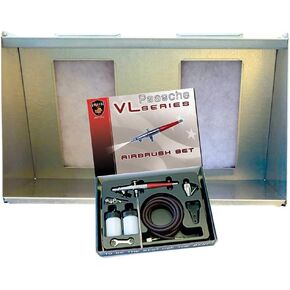 Paasche Airbrush Single Action Airbrush in Wood Case