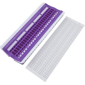 Yunnyp 50 موضع رف منظم لخيط التطريز، منظمو الخيوط لأدوات التطريز المتقاطعة أدوات الخياطة مجموعة حامل الإبرة مع 4 قطع بطاقات مشروع فارغة قابلة للاستبدال in Kuwait