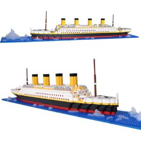 Building Blocks, Titanic Model Micro Building Blocks Set 1860 PCS Mini Building Blocks, Gifts for Adult