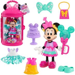 Minnie Mouse Fabulous Fashion 14-piece Sweet Party Doll and Accessories, Officially Licensed Kids Toys for Ages 3 Up by Just Play in Kuwait