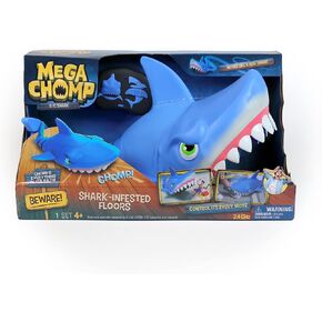 Skyrocket Mega Chomp Remote Control Shark Toys for Boys and Girls Ages 4+ with 2.4 GHz Controller and RC Chomping Action, Blue (18493) in Saudi Arabia