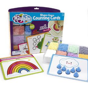 Educational Insights Playfoam Shape & Learn Counting Set, Flash Card Set, Fidget, Sensory Toys, Preschool Kindergarten Classroom Essentials, Ages 3+