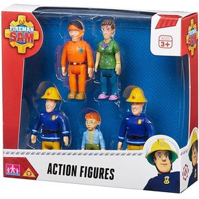 Character Option Fireman Sam 5 Figures Norman, Elvis, Dilys and Pilot Tom. in Saudi Arabia