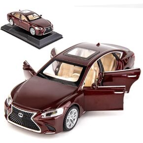 BDTCTK 1/32 Compatible for Lexus Ls500h Model Car, Zinc Alloy Pull Back Toy car with Sound and Light for Kids Boy Girl Gift(Black)