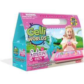 Gelli Adventures Dino Pack, 5 Use, 8 x Dinosaur Figures, Inflatable Tray, Imaginative Prehistoric Dinosaur Playset, Educational Science Kit for Boys and Girls, Children's Role Play Toy