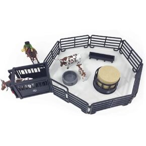مجموعة ألعاب المزرعة المكونة من 12 قطعة من Big Country Toys - ألعاب حيوانات المزرعة للأولاد والبنات بعمر 3 سنوات - شخصيات الألعاب ومجموعات اللعب