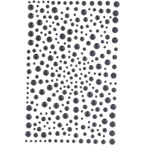 DECORA 325 Clear Rhinestone Stickers Gems and Self Adhesive Craft Bling
