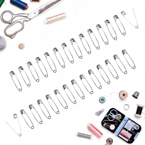 500 Pcs Safety Pins Bulk Sewing Pins Clothing Clips for Home Cloth Sewing Tag (1.1in, Black) in Saudi Arabia
