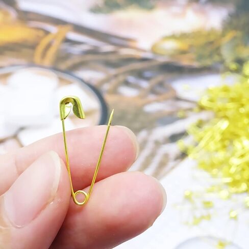 Honbay 1000 قطعة دبابيس أمان صغيرة معدنية علامة دبابيس الملابس التسمية دبابيس الخياطة دبابيس للمنزل مكتب متجر الملابس استخدام الفن الحرفية الخياطة صنع المجوهرات in Kuwait