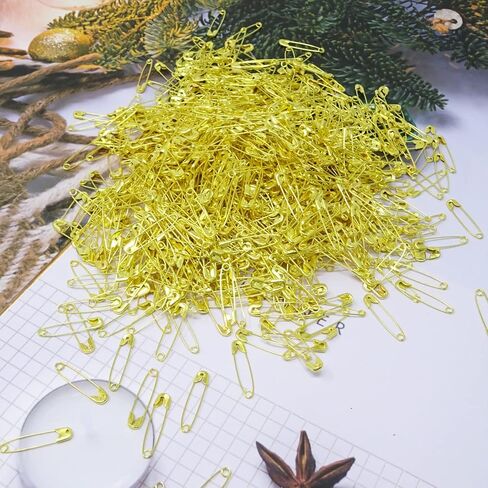 Honbay 1000 قطعة دبابيس أمان صغيرة معدنية علامة دبابيس الملابس التسمية دبابيس الخياطة دبابيس للمنزل مكتب متجر الملابس استخدام الفن الحرفية الخياطة صنع المجوهرات in Kuwait